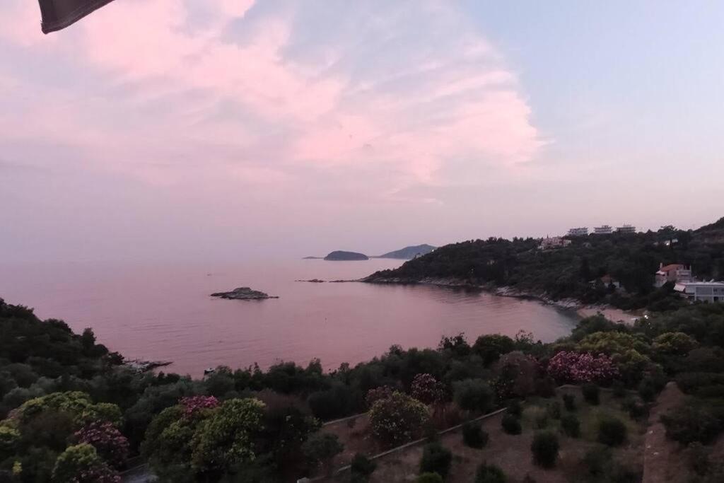 Beach Apartment Palaiontsiflikion Bagian luar foto