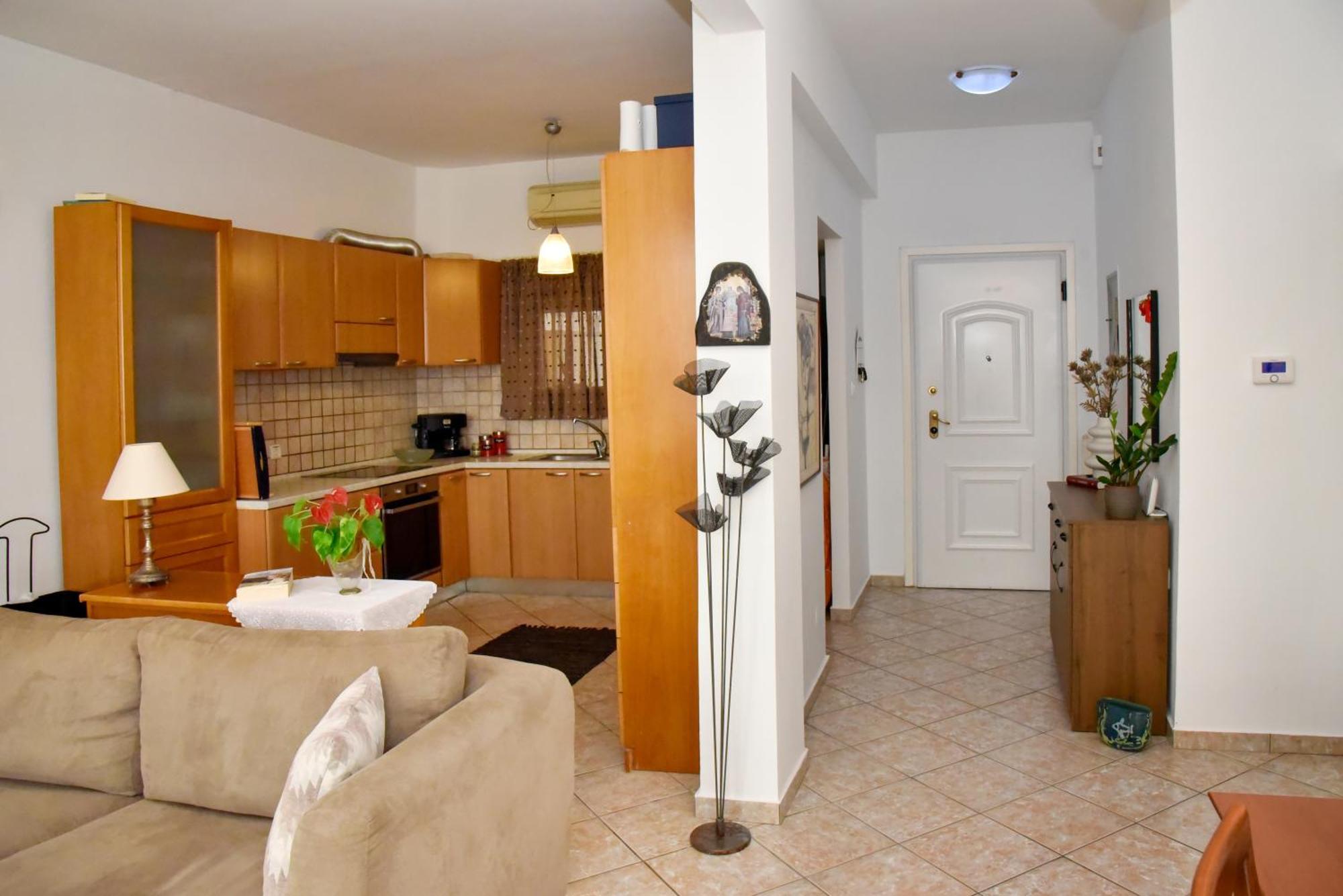 Beach Apartment Palaiontsiflikion Bagian luar foto