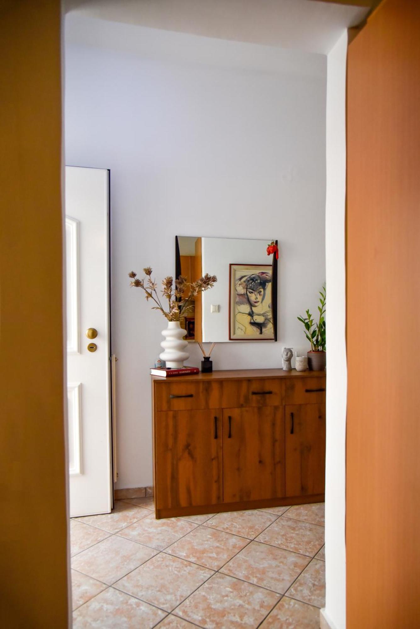 Beach Apartment Palaiontsiflikion Bagian luar foto